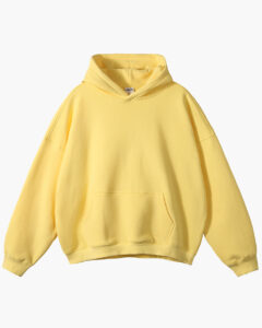 Essentials Yellow Oversized Pullover Hoodie