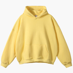 Essentials Yellow Oversized Pullover Hoodie
