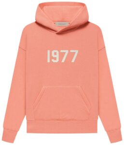 1977 Coral Fear of God Essentials Hoodie