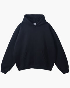 Black Oversized Pullover Essentials Hoodie