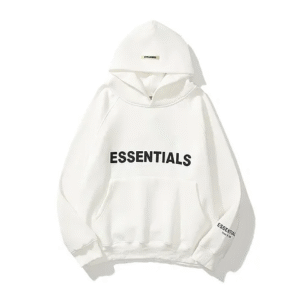 ESSENTIALS Oversize White Hoodie
