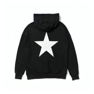 Essentials Black Star Hoodie