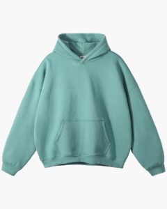 Essentials Light Green Oversized Pullover Hoodie