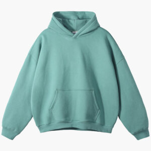 Essentials Light Green Oversized Pullover Hoodie