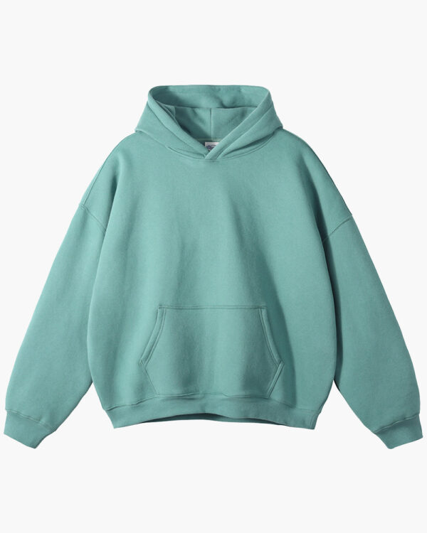 Essentials Light Green Oversized Pullover Hoodie